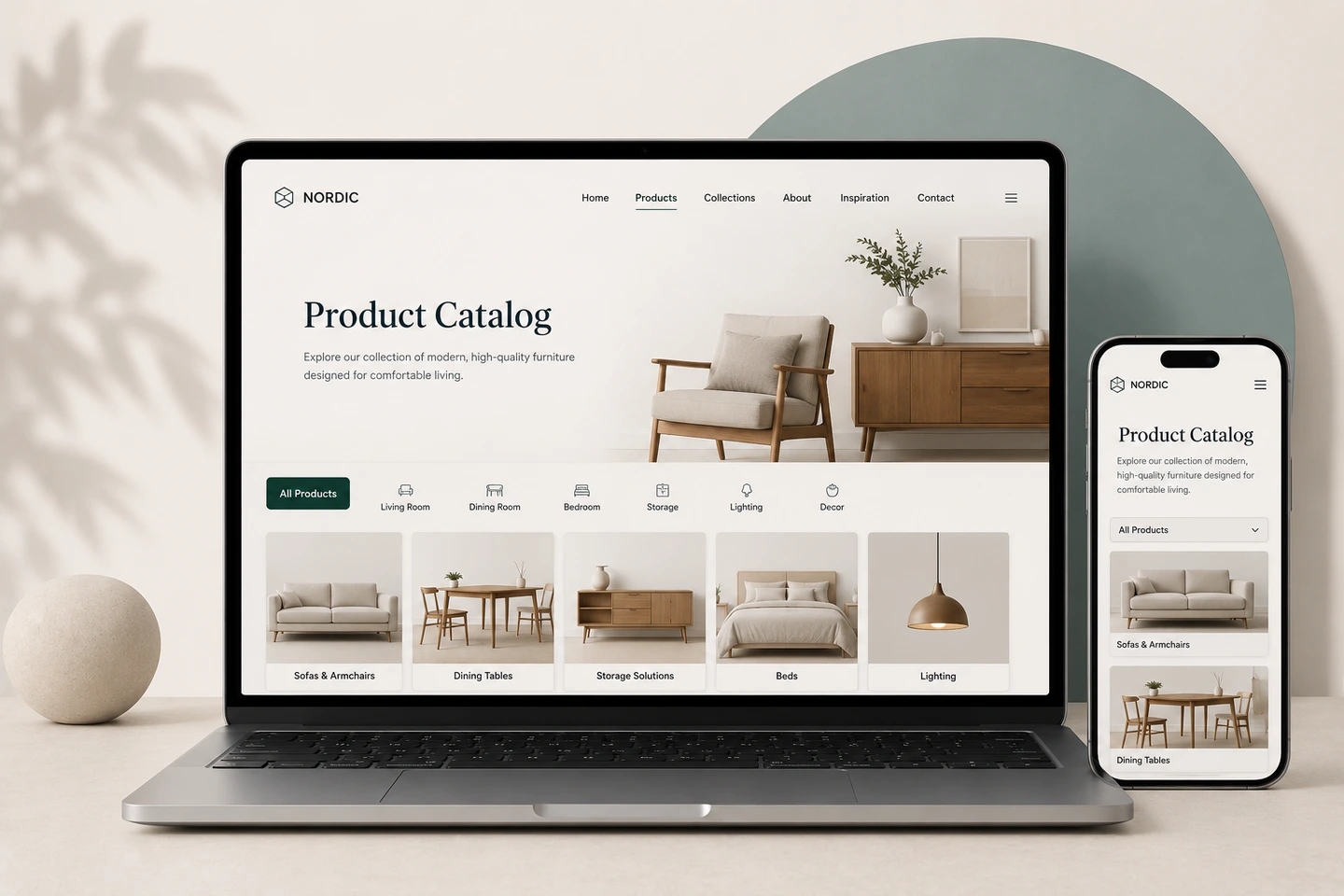 Product Catalog Website